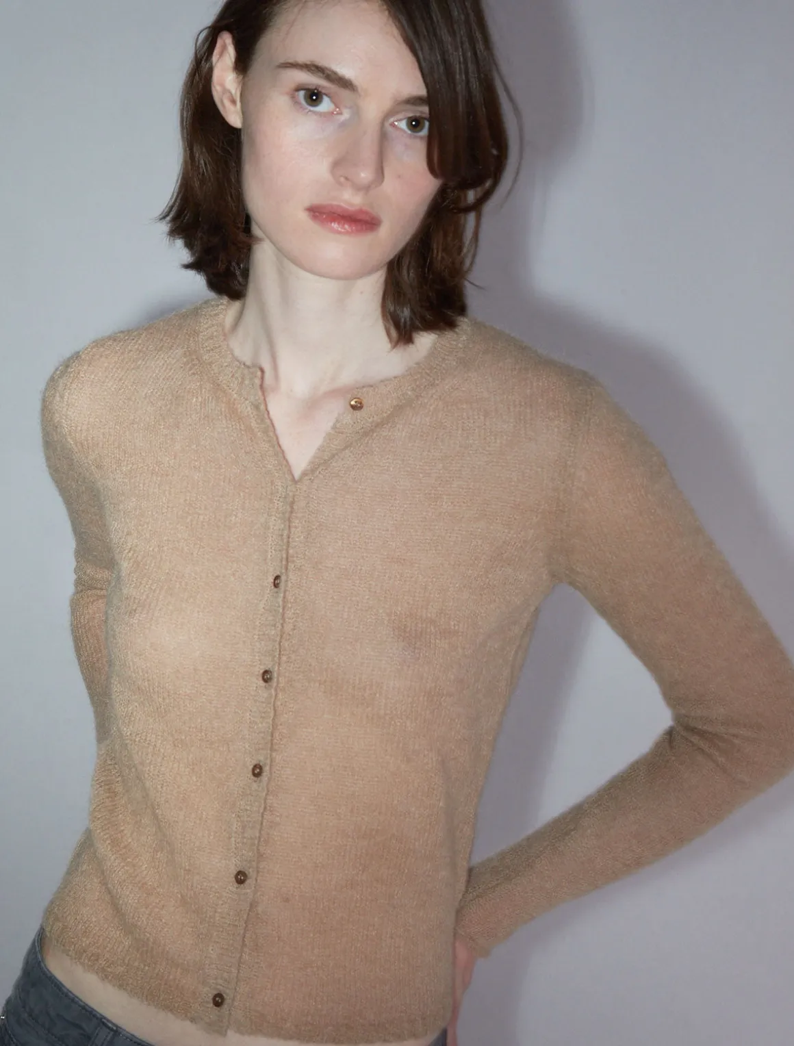 Cheap no 2164 / Button Alone Knits