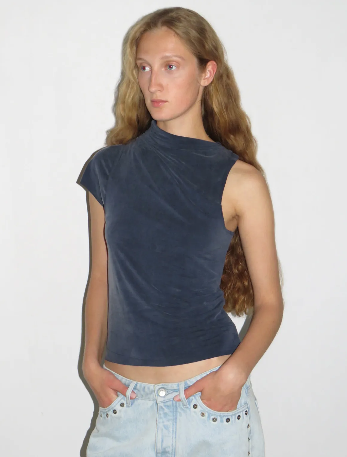 Best Sale no 1095 / Elvira Cupro|Tops