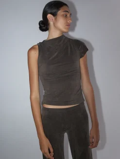 Sale no 1095 / Elvira Cupro|Tops