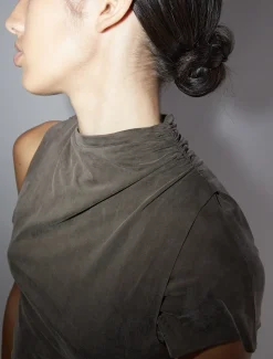 Sale no 1095 / Elvira Cupro|Tops