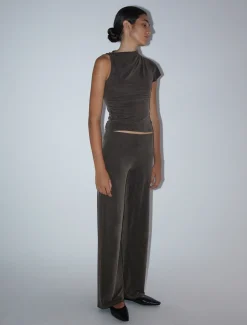 Sale no 1095 / Elvira Cupro|Tops