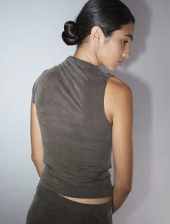Sale no 1095 / Elvira Cupro|Tops