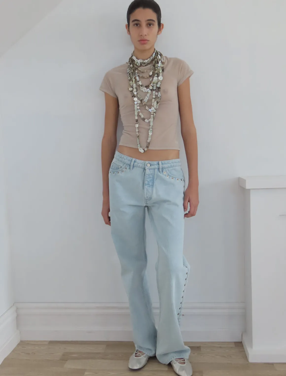Hot no 1900 / Long Bottoni Necklace Jewelry